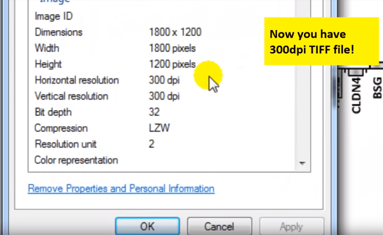 Как сделать разрешение 300 dpi в tiff файле для налоговой